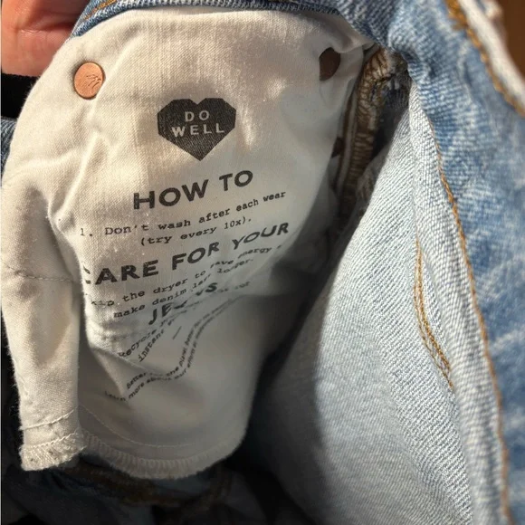 Madewell the perfect vintage wide leg crop Light Blue Jeans - Picture 10 of 10